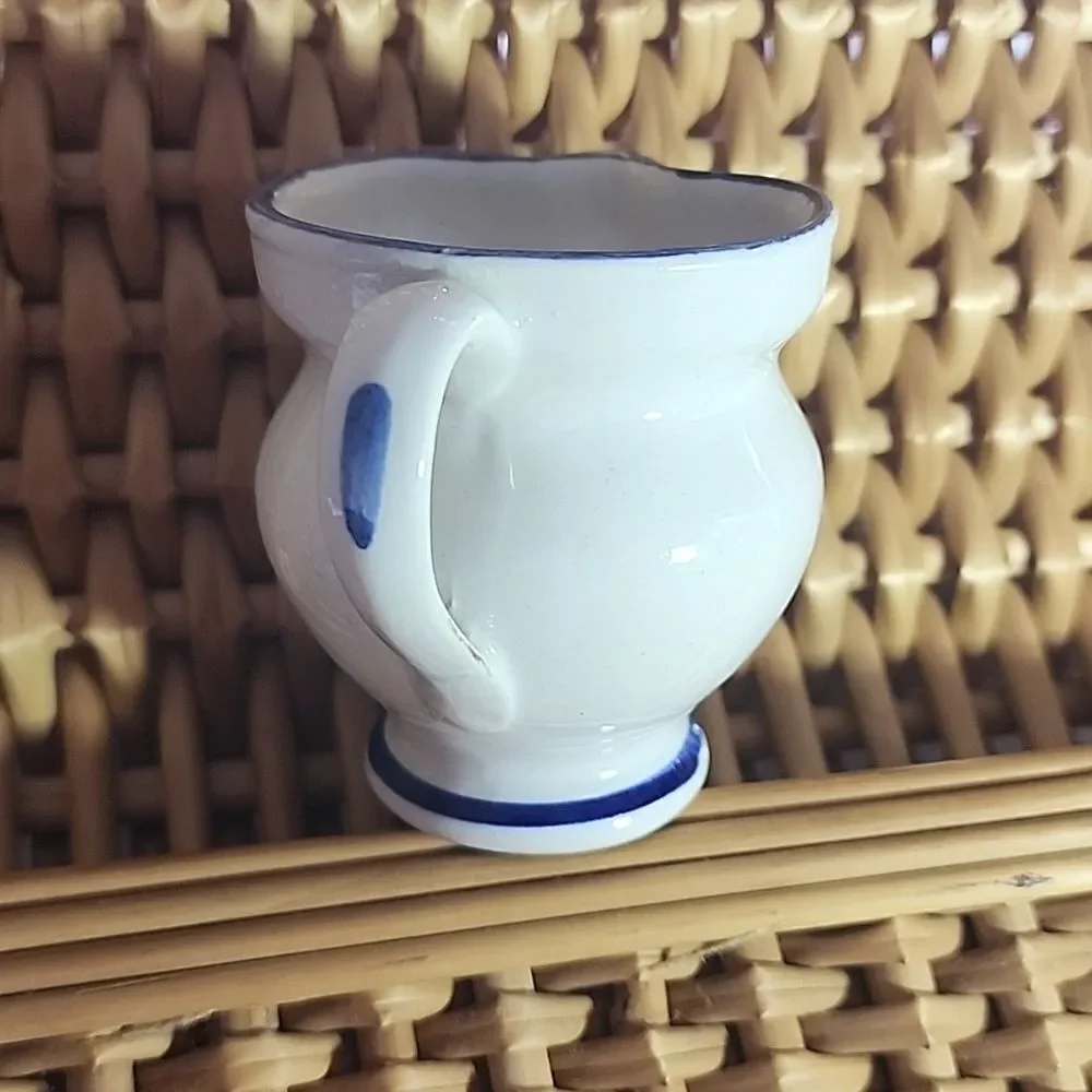 Vintage Handpainter Small Pitcher/Creamer Souvenir Gandria Switzerland
